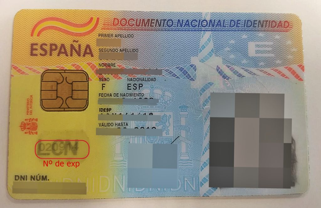 Fecha de Expedición DNI Español