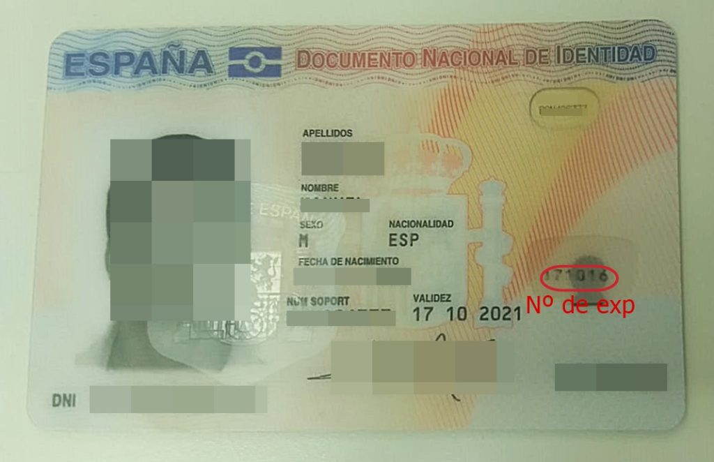 Fecha de Expedición DNI Español 3.0